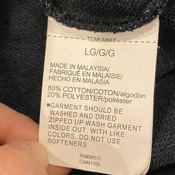 Under Armour Sweatshirt Womens Size Large Black Loose Hoodie Cropped Oversized - Picture 8 of 12